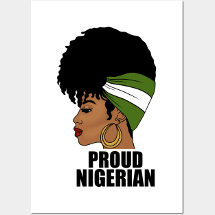 Nigeria Flag, Proud Nigerian Woman, African Posters and Art